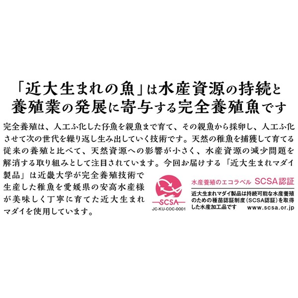 和歌山 近大生まれマダイ焼味4種食べくらべセット 近大生まれマダイ(塩焼き・照焼き・西京焼き・柚庵焼き)各2 【レンチン】【お届け期間：10/14(月)〜3/14(金)】【ふるさとの味・近畿】　商品画像6