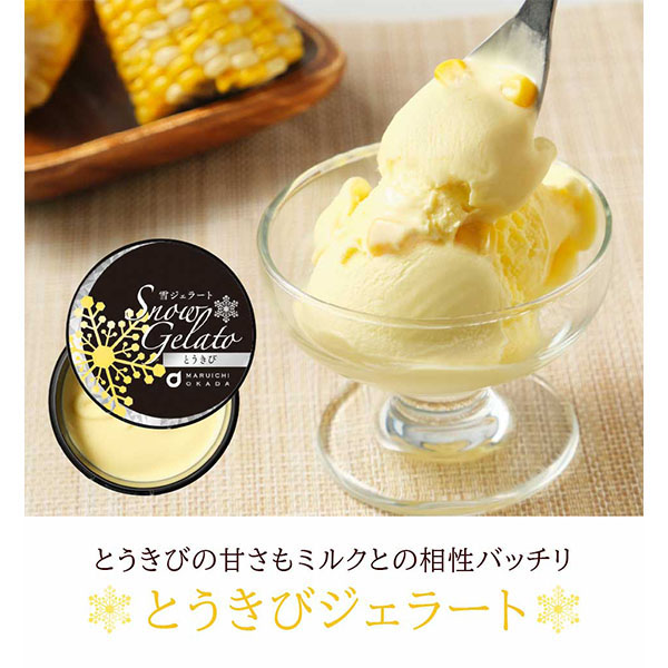 丸市岡田商店 北海道雪ジェラート 6種12個セット (バニラ2個・ピスタチオ2個・チョコ2個・赤肉メロン2個・いちご2個・とうきび2個)【おいしいお取り寄せ】　商品画像6