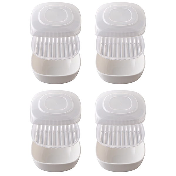 アーネスト ご飯がう米わん ホワイト 4個組(R8190)【雑貨】　商品画像6