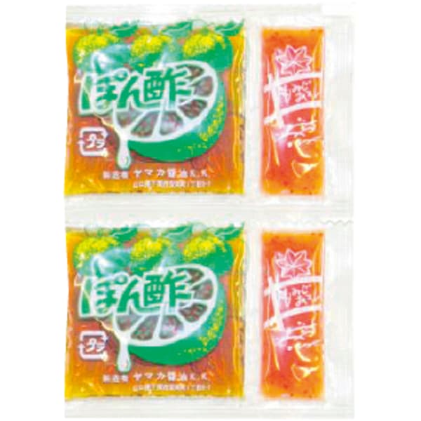 山口 日高本店 国産ふくづくし 国産養殖とらふく刺身60g、とらふく皮湯引き30g、ごまふくちり150g、ごまふく唐揚げ150g、とらふく雑炊スープ340g、ぽん酢・もみじおろし 各6【NN】　商品画像6