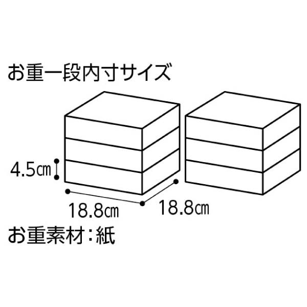 京都料亭 うお寿 和風・洋風・中華 6段重おせち料理 招福【6人前・80品目】【イオンのおせち】【近畿・中四国地区お届け限定】　商品画像7