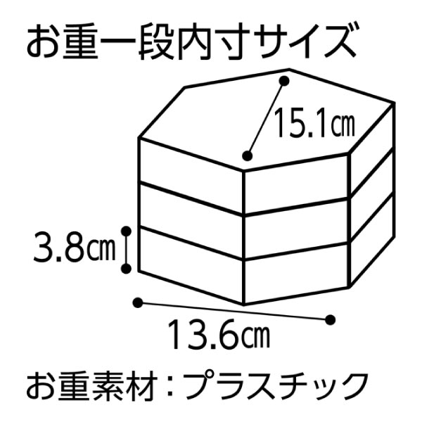 銀座花蝶 「ほのか」和洋三段重【2人前・38品目】【イオンの