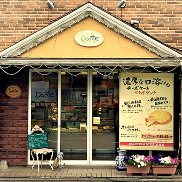 埼玉県)手作りチーズケーキの店ダンテ「ダンテのチーズケーキセット