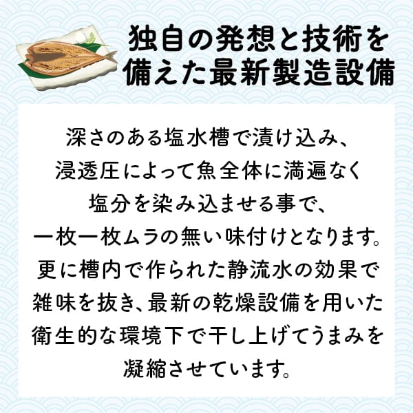 丸安 うま辛醤油干物セット(3種6枚)(縞ほっけ半身醤油漬150g×2、赤魚半身醤油漬150g×2、さば半身醤油漬120g×2)【冬の贈りもの・お歳暮】【MK】 商品画像5