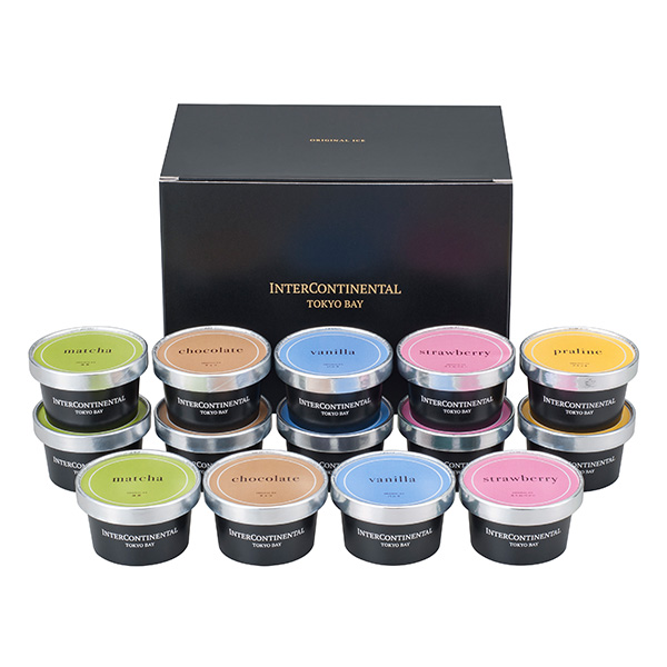 ホテル インターコンチネンタル 東京ベイ アイスギフト (バニラ・チョコ・抹茶・ストロベリー各70ml×各3、プラリネ70ml×2 計14)【限定500点】【超!春トク祭り】 商品画像7