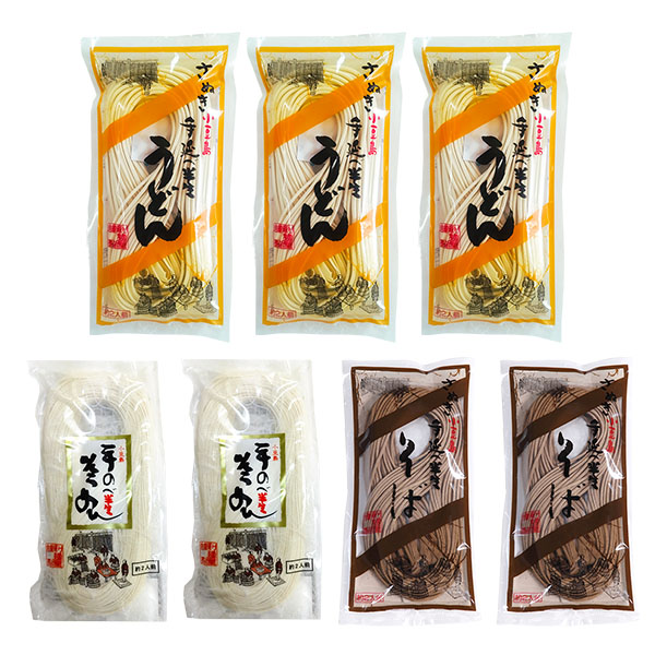 創麺屋 手延べ半生麺3種7袋セット(うどん3袋・そうめん2袋・そば2袋) (L8288)【サクワ】　商品画像7