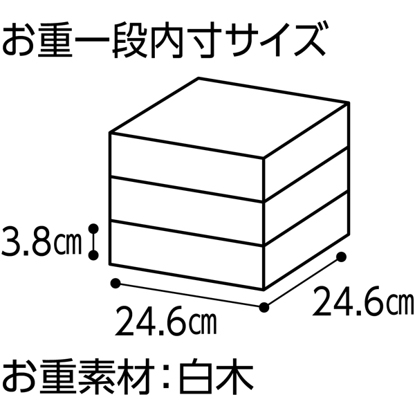 京都料亭 うお寿 特選和風 おせち三段重 華頂【4〜5人前・61品目】【イオンのおせち】　商品画像5