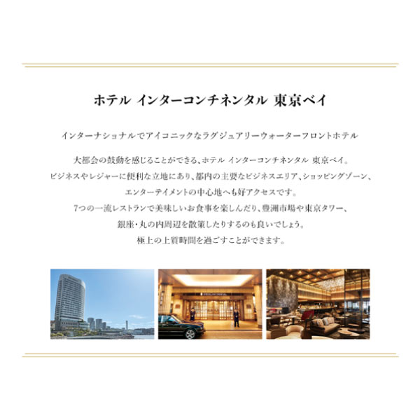 ホテル インターコンチネンタル 東京ベイ アイスギフト【夏の贈りもの・お中元】[AH-TB4]　商品画像8