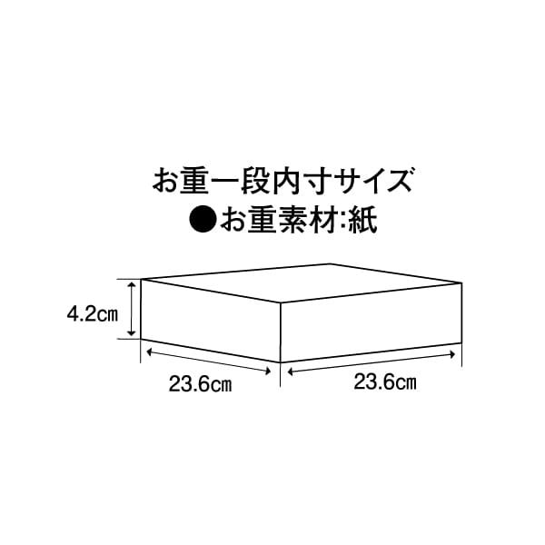 ゆきこおばさんの台所 【賑】 手仕込み一段重【2人前・28品目】【イオンのおせち】【中部地区お届け限定】【CB】　商品画像1