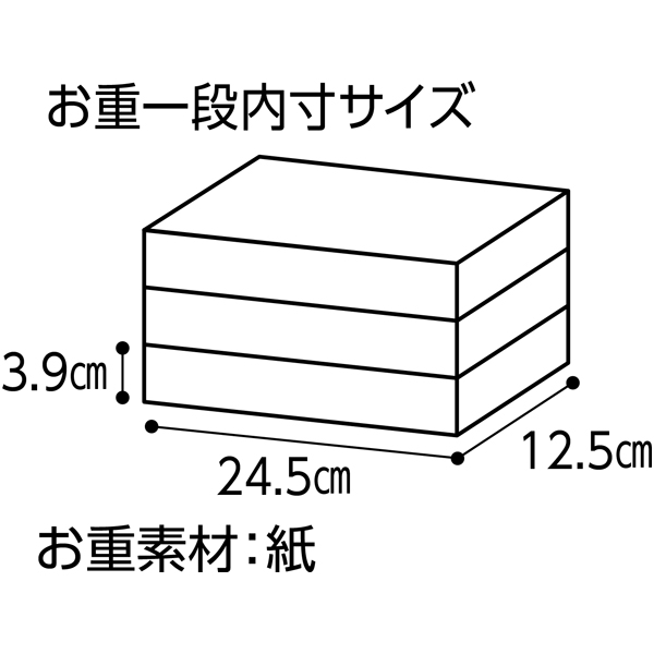 千賀屋 迎春おせち料理 和洋中三段重「華千歳」【2〜3人前・32品目】【イオンのおせち】　商品画像9