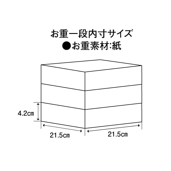 味遊心 親子三代おせち 和洋三段重【4〜5人前・60品目】【イオンのおせち】【中部地区お届け限定】【CB】　商品画像4