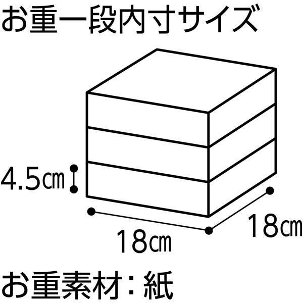 博多久松 豪華定番三段重おせち 高砂  【2〜3人前・32品目】【イオンのおせち】　商品画像9