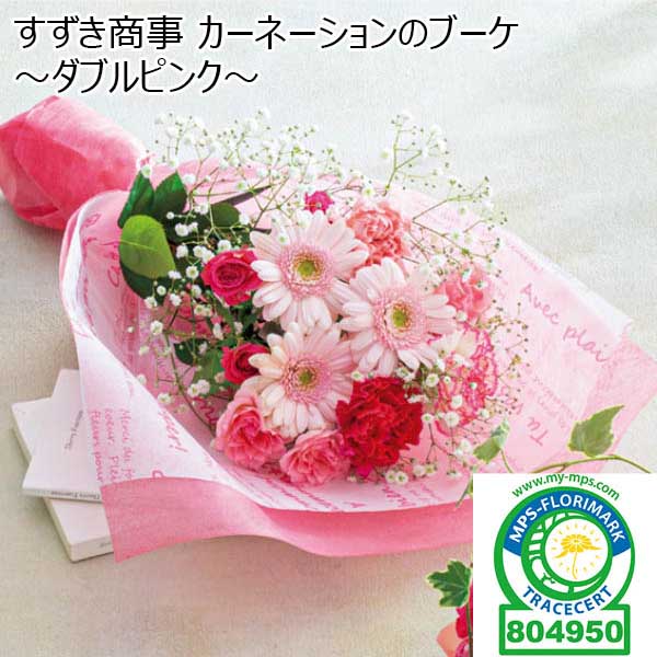 すずき商事 カーネーションのブーケ〜ダブルピンク〜 【母の日 すずき商事 カーネーションのブーケ〜ダブルピンク〜 【母の日
