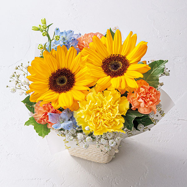 ひまわりのアレンジ〜Aqua〜【母の日】 商品画像1