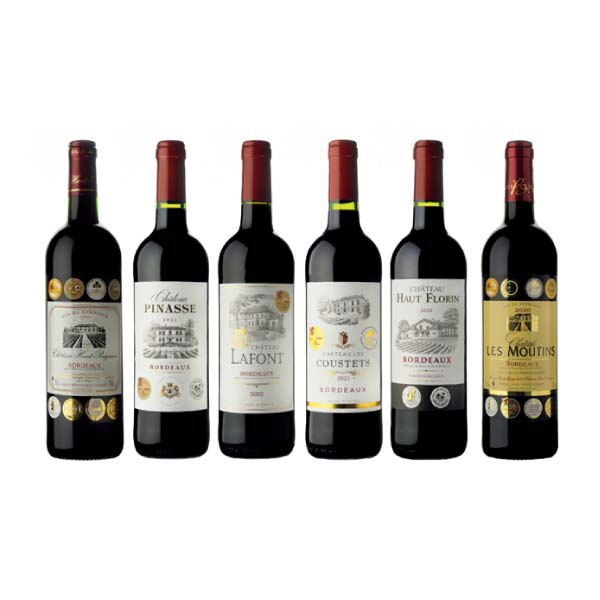 ボルドー産 赤ワイン6本セット【冬の贈りもの・お歳暮】[BB2-RR6] 飲料・酒【イオン特選お歳暮】