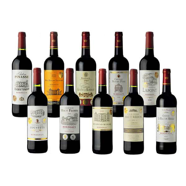 ボルドー産 赤ワイン10本セット【夏の贈りもの・お中元】[SB2-RR10]　商品画像1