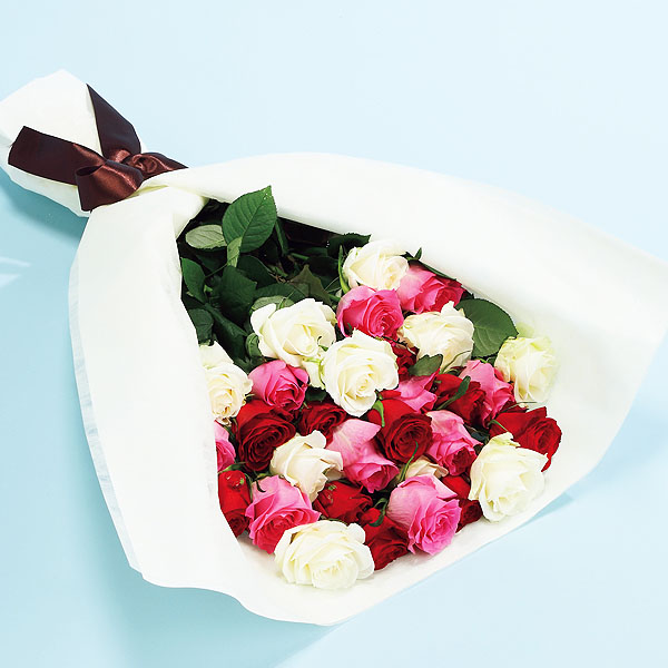 茨木春草園 大輪バラ30本のブーケ【母の日】　商品画像1