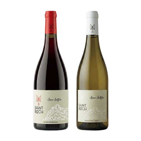 南フランス産 酸化防止剤無添加 赤白セット【冬の贈りもの・お歳暮】[SF-SA2]　商品画像1
