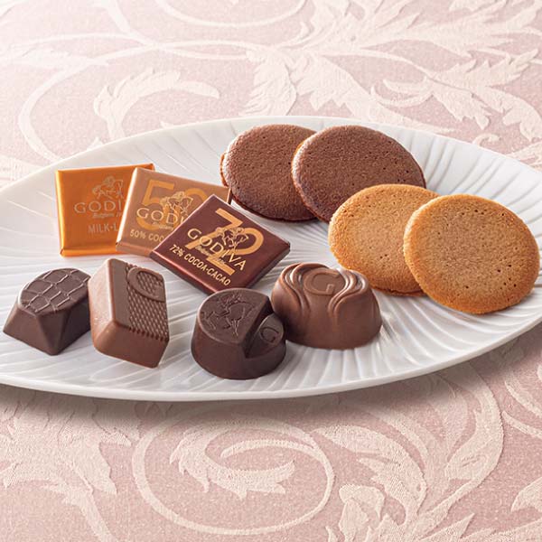 ゴディバ チョコレート&クッキー アソートメント 13粒＆8枚入【冬の贈りもの・お歳暮】[208038]　商品画像1
