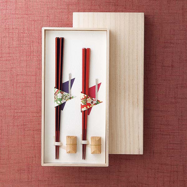 兵左衛門 六角箸夫婦箸セット [104504]【母の日】　商品画像1