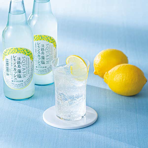 ユーアールエー 淡路島藻塩レモンスカッシュ 8本セット【夏の贈りもの・お中元】　商品画像1
