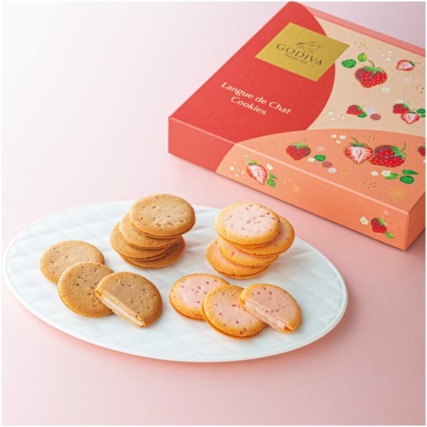 ゴディバ あまおう苺ラングドシャクッキー アソートメント 18枚入【母の日】　商品画像1