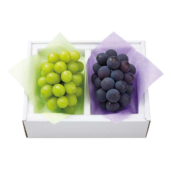 岡山県産 シャインマスカット＆種なしピオーネ(お届け期間：7/5〜8/15)【夏の贈りもの・お中元】　商品画像1