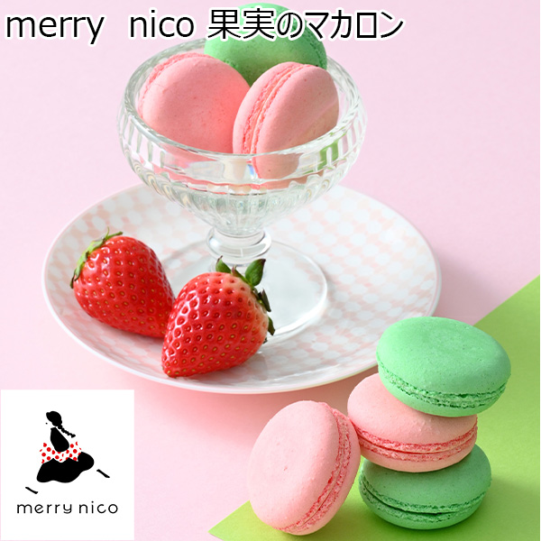 merry nico 果実のマカロン(福岡あまおう・大分かぼす)各2　商品画像1