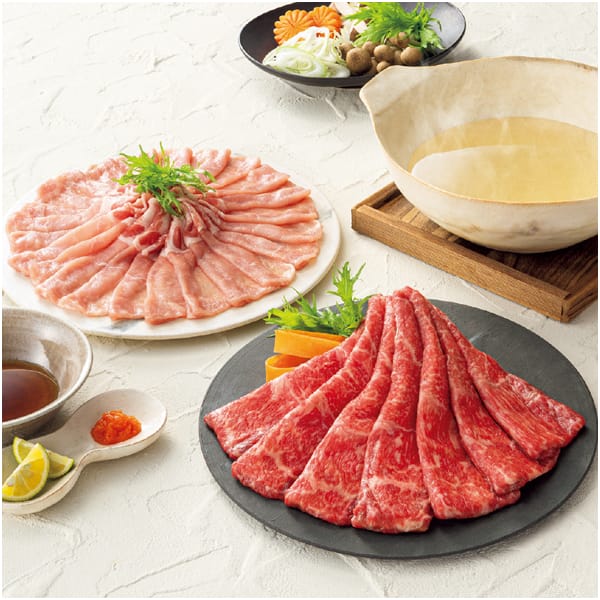 オリーブ牛・オリーブ豚しゃぶしゃぶセット【冬の贈りもの・お歳暮】 精肉・ハム・ローストビーフ【イオン特選お歳暮】 オリーブ牛・オリーブ豚しゃぶしゃぶセット【冬の贈りもの・お歳暮】 精肉・ハム・ローストビーフ【イオン特選お歳暮】
