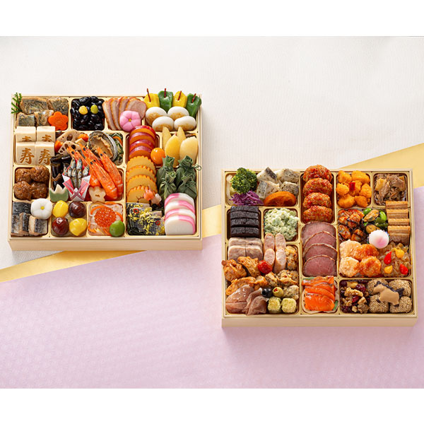 【12月30日お届け】トップバリュ 和洋中特大二段重「饗宴」【4〜5人前・75品目】【イオンのおせち】 おせち・オードブル【イオン厳選おせち】 【12月30日お届け】トップバリュ 和洋中特大二段重「饗宴」【4〜5人前・75品目】【イオンのおせち】 おせち・オードブル【イオン厳選おせち】