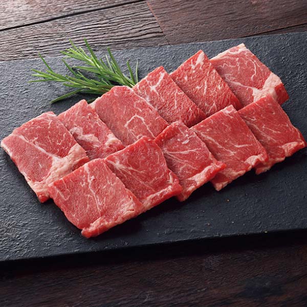 トップバリュ グリーンアイナチュラル タスマニアビーフ かたロース焼肉用【冬の贈りもの・お歳暮】　商品画像1