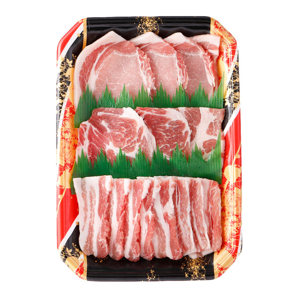 北海道産 ホエイ豚焼肉セット（ロース・ばら・かたロース） 450g【お届け期間：5/8〜9/10】【おいしいお取り寄せ】　商品画像1