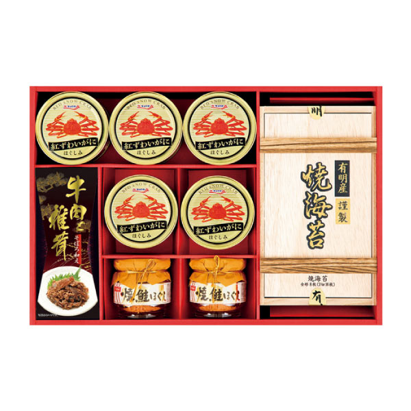 紅ずわいがに＆海苔＆そぼろ和えバラエティ【夏の贈りもの