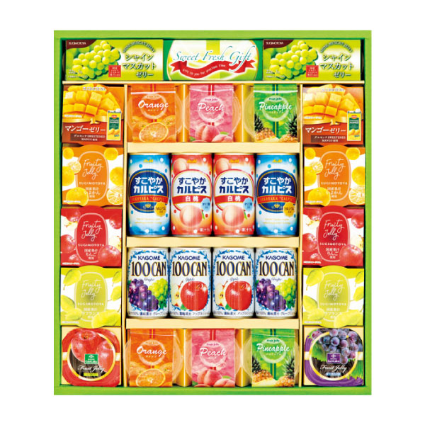紙パック 飲料 カップスープ 味噌汁 ゼリー まとめ セット ゼリー＆果汁飲料バラエティギフト【夏の贈りもの・お中元】[SKD