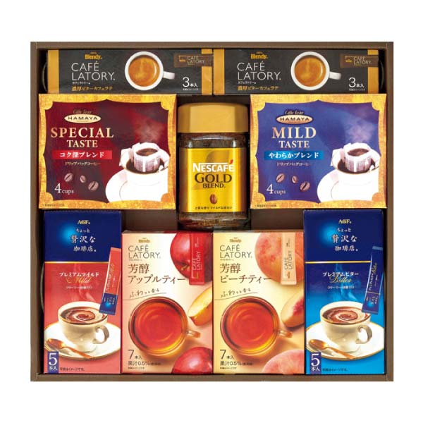 香るカフェ＆ティーセレクション【冬の贈りもの・お歳暮】[CTS-50] 飲料・酒【イオン特選お歳暮】