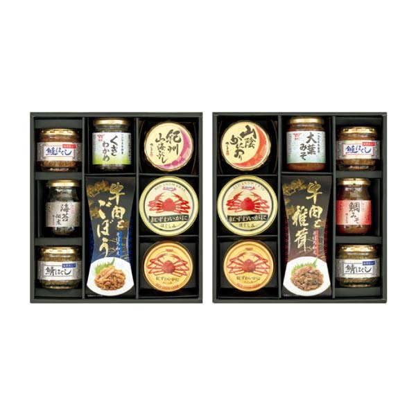 かに缶＆酒悦＆佃煮詰合せ【冬の贈りもの・お歳暮】[CAN-100AV] 魚介・海産物【イオン特選お歳暮】