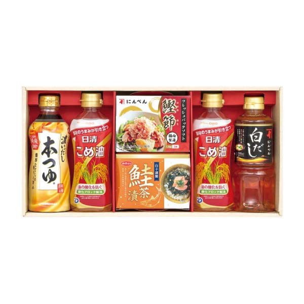 にんべん＆日清オイルバラエティギフト【冬の贈りもの・お歳暮】[MAI-30] 調味料・佃煮・練り物【イオン特選お歳暮】