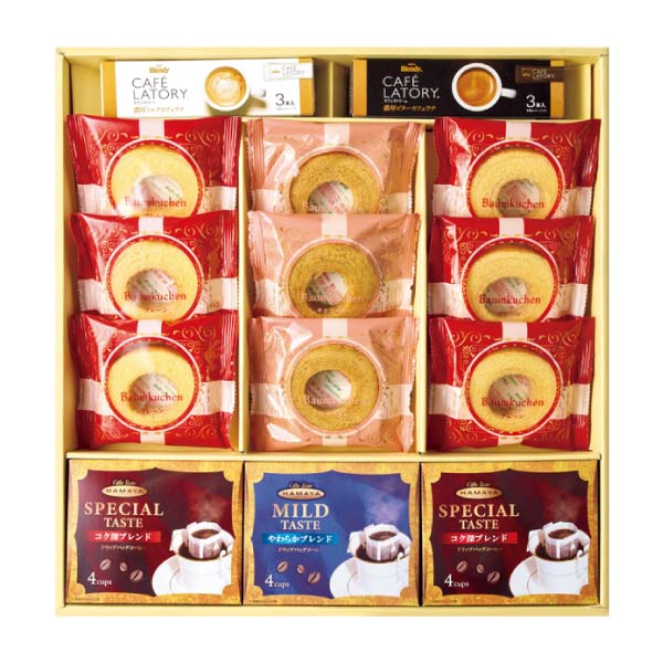 東京バウムクーヘン＆珈琲アソートギフト【冬の贈りもの・お歳暮】[CAB-45] スイーツ【イオン特選お歳暮】