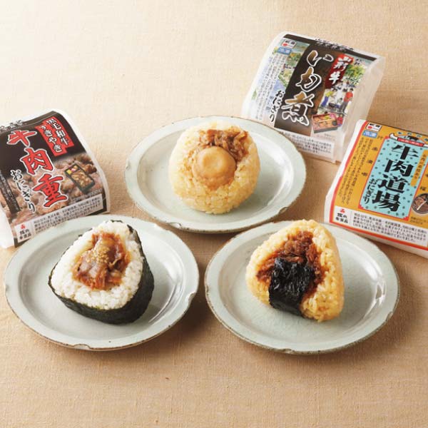 時空食堂 松川弁当店の牛肉駅弁おにぎり詰合せ【冬の贈りもの・お歳暮】[YM6-TB] 惣菜【イオン特選お歳暮】