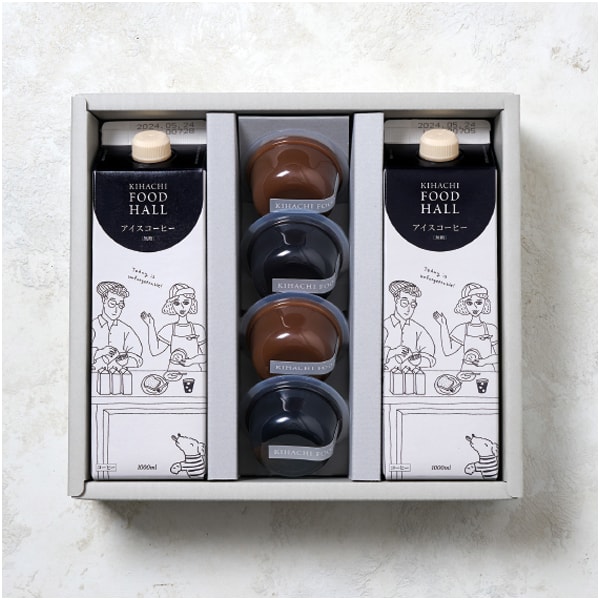 KIHACHI FOOD HALL アイスコーヒー＆コーヒーゼリー・カフェオレプリン詰合せ【母の日】　商品画像1