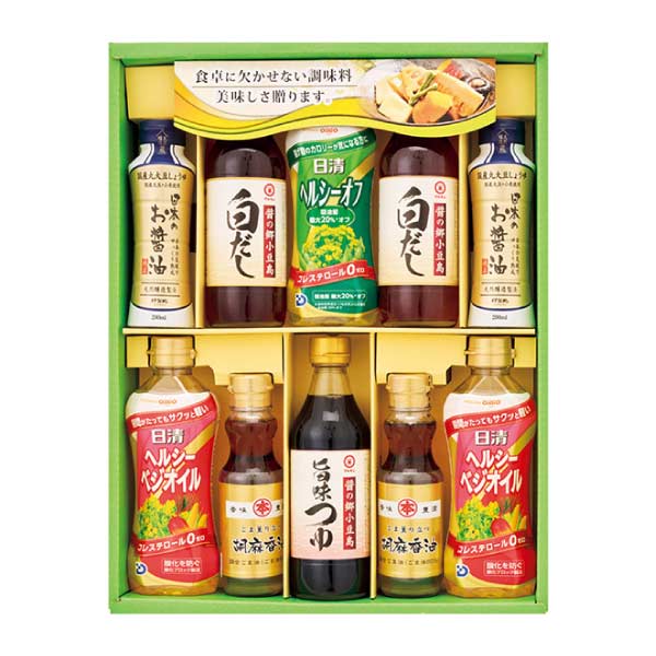 日清オイル＆和調味料ギフト【夏の贈りもの・お中元】[YDC-50R]　商品画像1
