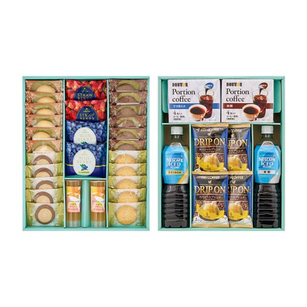 ネスカフェ＆ドトール＆京都ラ・バンヴェント コーヒーと焼菓子セット【夏の贈りもの・お中元】[CC-60AW]　商品画像1