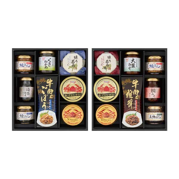 かに缶＆酒悦＆佃煮バラエティ詰合せ【夏の贈りもの・お中元】[CAN-100AW]　商品画像1