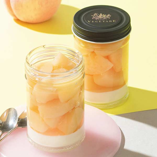 ベジターレ まるごと1玉分 桃のご褒美パルフェセット【夏の贈りもの・お中元】[MP3-V]　商品画像1