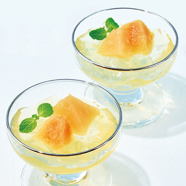 山梨県産 桃果肉入りゼリー【夏の贈りもの・お中元】[FDFDP16]　商品画像1