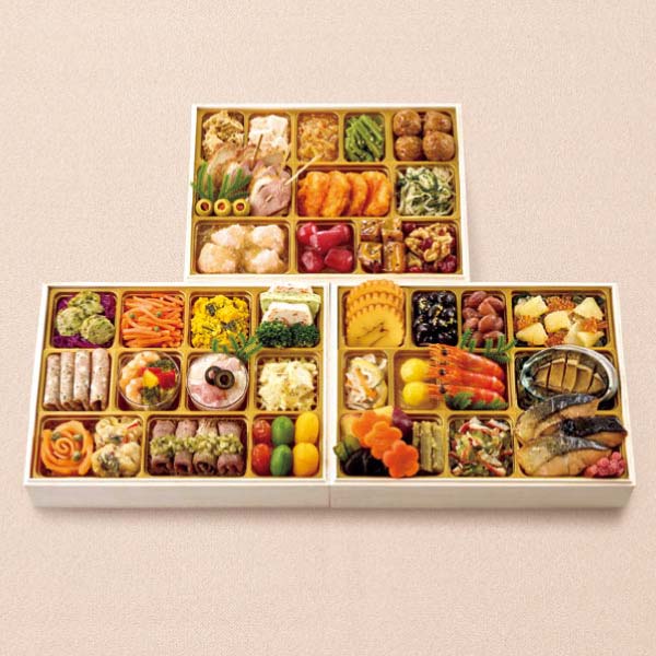 東京「しち十二候・ロジエ・芝蘭」監修 名店おせち「華葵」【3〜4人前・55品目】【イオンのおせち】　商品画像1
