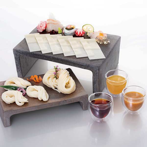 花山うどん 三種のつゆで味わう老舗の三涼麺【夏の贈りもの・お中元】[SR-30]　商品画像1