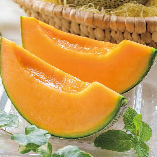 北海道産 ふらのメロン&北海道産ゆめぴりか(お届け期間：7/11〜8/15)【夏の贈りもの・お中元】　商品画像1