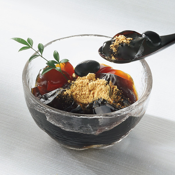 京都 萬屋琳窕 黒豆入り黒蜜わらび餅【夏の贈りもの・お中元】[YJ-WM]　商品画像1