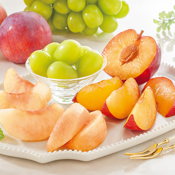 山梨県産 果樹のくに山梨 夏果実の詰合せ(お届け期間：7/22〜8/8)【夏の贈りもの・お中元】[HC-YMP]　商品画像1